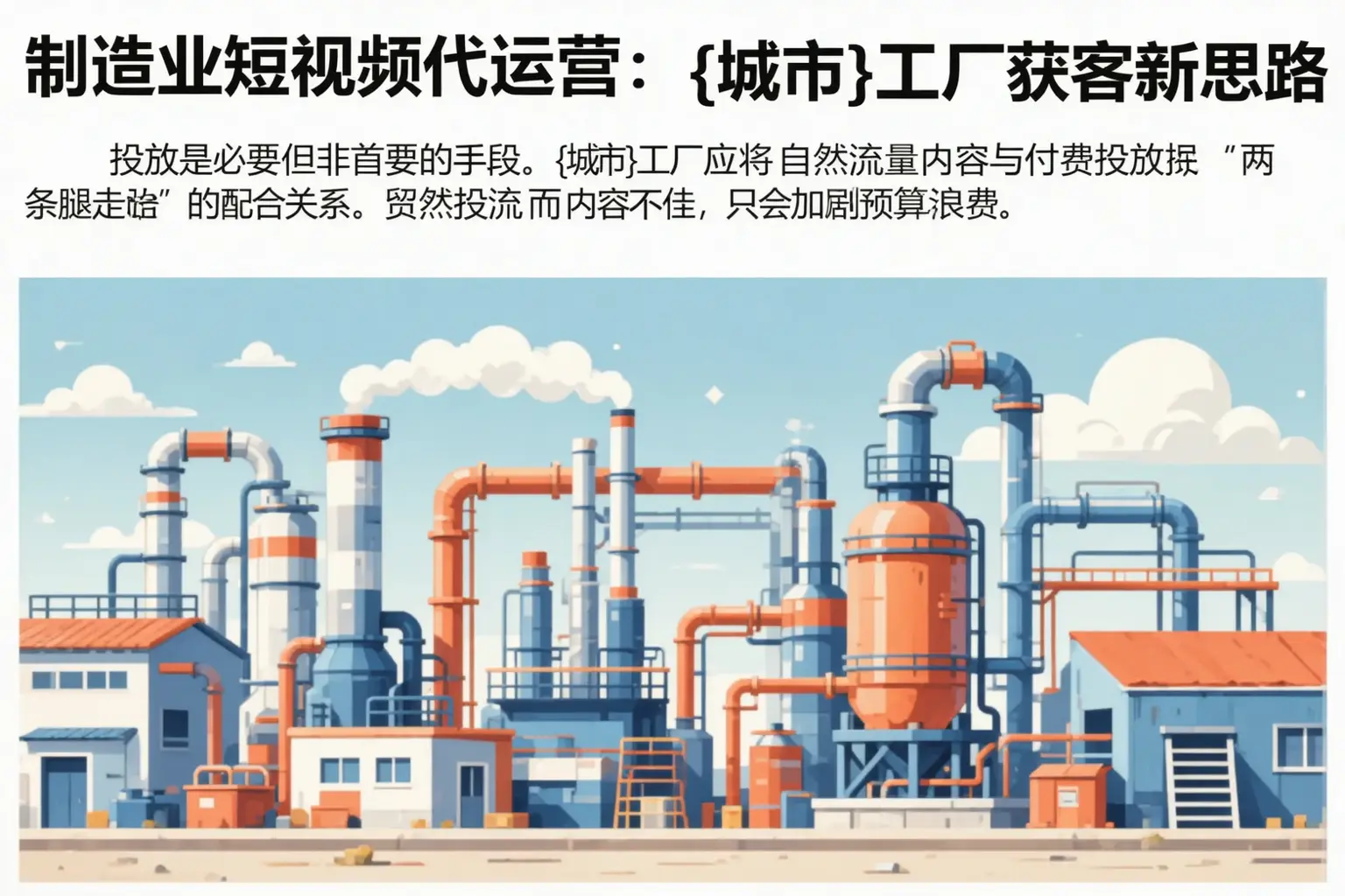 制造业短视频代运营:大安工厂获客新思路